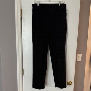 Kenneth Cole New York Men's Dark Corduroy Trousers